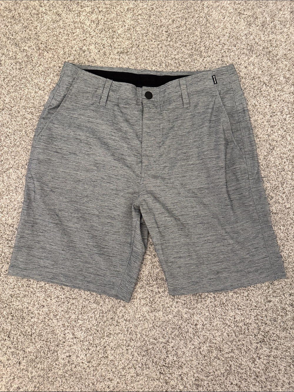 Men's Grey Hurley Performance Shorts size 34